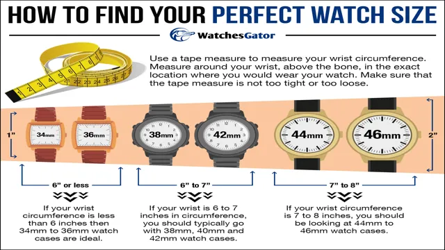 How do you choose the right size watch for your wrist?