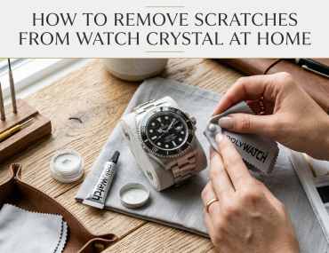 How to remove scratches from a watch crystal at home